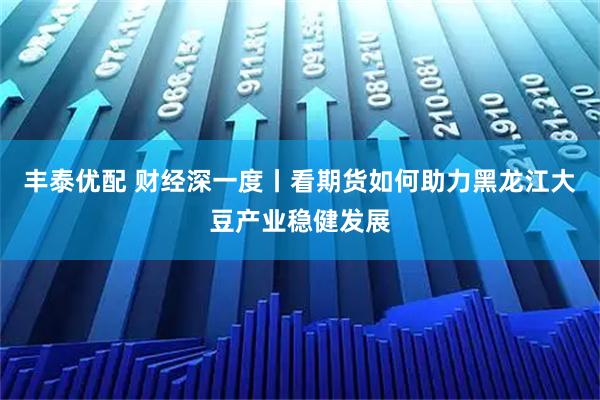 丰泰优配 财经深一度丨看期货如何助力黑龙江大豆产业稳健发展