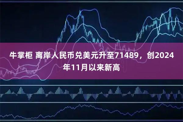 牛掌柜 离岸人民币兑美元升至71489，创2024年11月以来新高